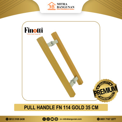 PULL HANDLE FN 114 GOLD 35 CM